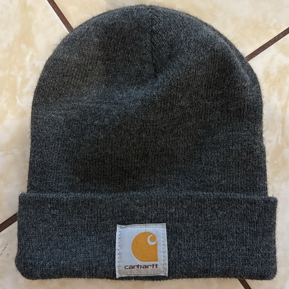 Carhartt Acrylic Watch Hat Coal Heathe NWOT